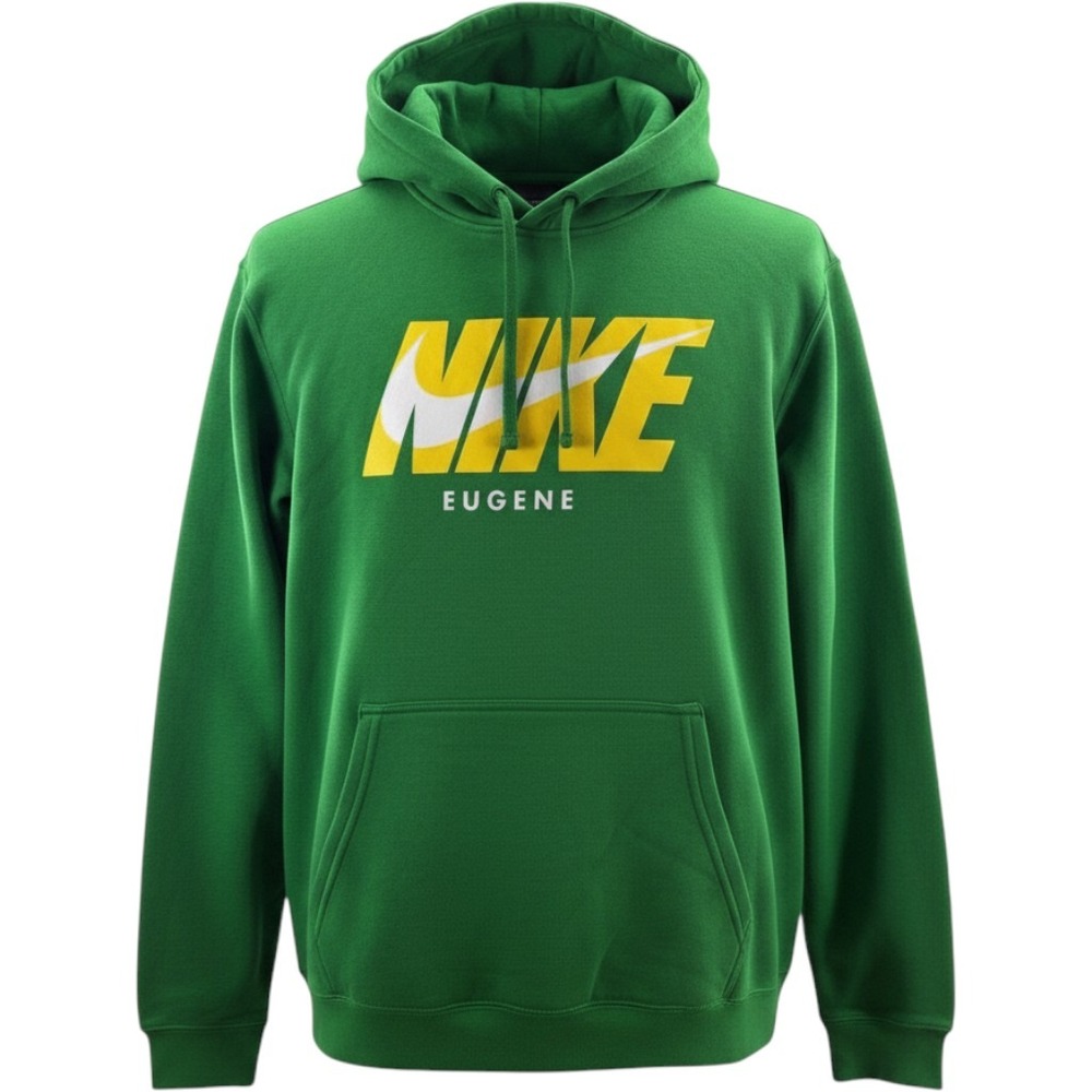 Nike Club Fleece Hoodie Eugene Oregon Colors Mens Medium NEW